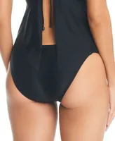 Bar Iii Women's Resort Solids Bikini Bottom, Created for Macy's