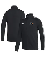 Men's adidas Black Philadelphia Flyers Raglan Full-Zip Track Jacket