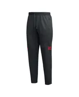 Men's adidas Black Nebraska Huskers 2023 Travel Aeroready Tapered Pants