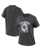 Women's Wear by Erin Andrews Charcoal Dallas Cowboys Boyfriend T-shirt