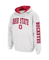 Colosseum Big Boys Ohio State Buckeyes 2-Hit Pullover Hoodie