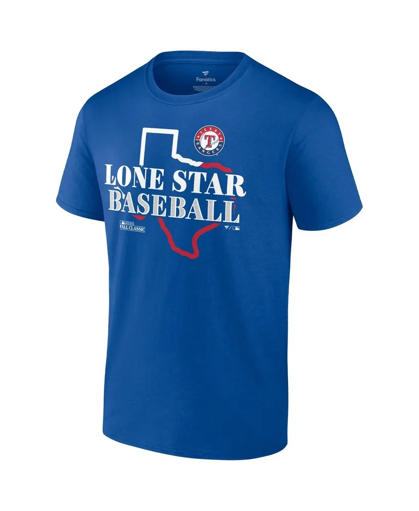 Men's Fanatics Royal Texas Rangers 2023 World Series Hometown T-shirt