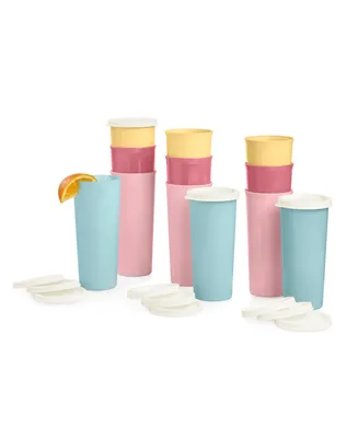 Tupperware Heritage 24 Pc Vintage Tumbler Set