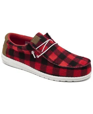 Men's Wally Casual Moccasin Sneakers from Finish Line