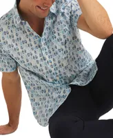 Nautica Men's Classic-Fit Fish-Print Button-Down Shirt