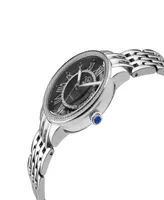GV2 by Gevril Women's Astor Ii Silver-Tone Stainless Steel Watch 38mm