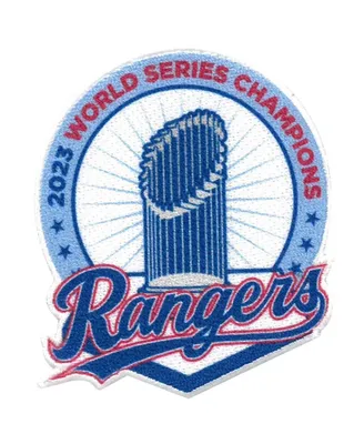 Texas Rangers 2023 World Series Champions Trophy Star Patch