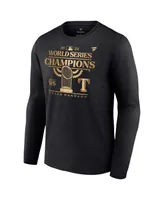 Men's Fanatics Black Texas Rangers 2023 World Series Champions Parade Long Sleeve T-shirt