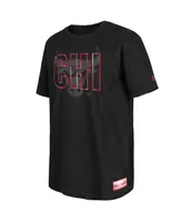 Men's New Era Black Chicago Bulls 2023/24 City Edition Elite Pack T-shirt