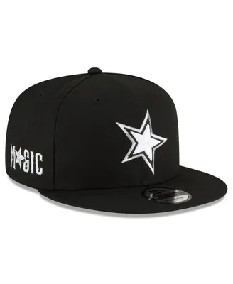 Men's New Era Black Orlando Magic 2023/24 City Edition Alternate 9FIFTY Snapback Adjustable Hat