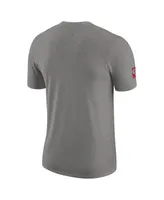 Men's Nike Charcoal Chicago Bulls 2023/24 City Edition Essential Warmup T-shirt