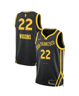 Men's and Women's Nike Andrew Wiggins Black Golden State Warriors 2023/24 Swingman Jersey - City Edition