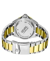 Gevril Men's Wall Street Two-Tone Stainless Steel Watch 43mm - Two