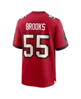 Men's Nike Derrick Brooks Red Tampa Bay Buccaneers Retired Player Game Jersey