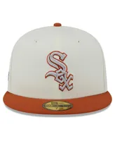 Men's New Era Cream, Orange Chicago White Sox 59FIFTY Fitted Hat