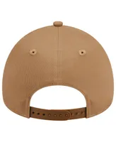 Men's New Era Khaki Pittsburgh Pirates A-Frame 9FORTY Adjustable Hat