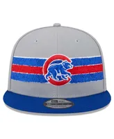 Men's New Era Gray, Royal Chicago Cubs Band 9FIFTY Snapback Hat