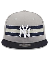 Men's New Era Gray, Navy New York Yankees Band 9FIFTY Snapback Hat