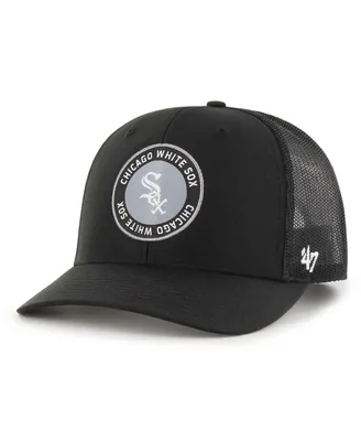 Men's '47 Brand Black Chicago White Sox Unveil Trucker Adjustable Hat
