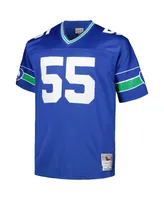 Men's Mitchell & Ness Brian Bosworth Royal Seattle Seahawks Big Tall 1987 Legacy Retired Player Jersey