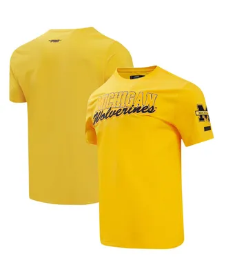 Men's Pro Standard Maize Michigan Wolverines Classic T-shirt