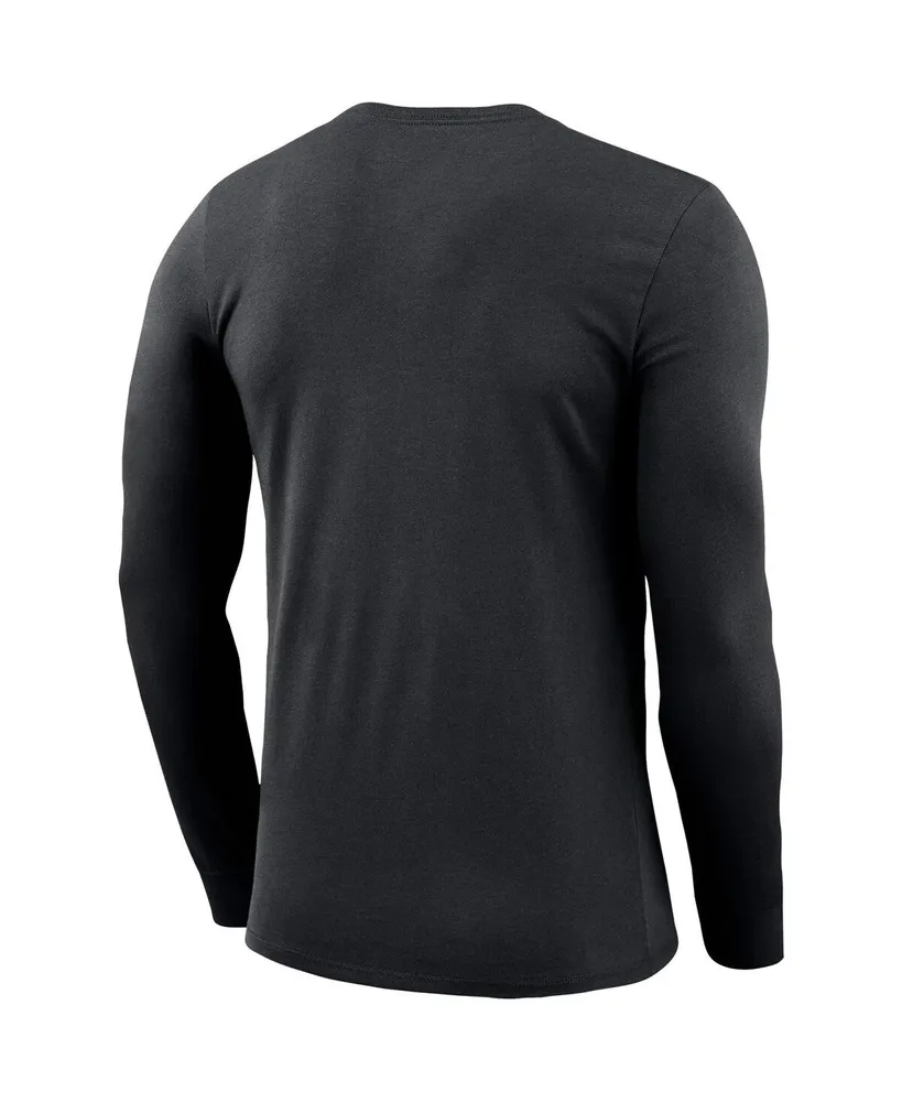 Men's Nike Black Colorado Buffaloes Logo Stack Legend Performance Long Sleeve T-shirt