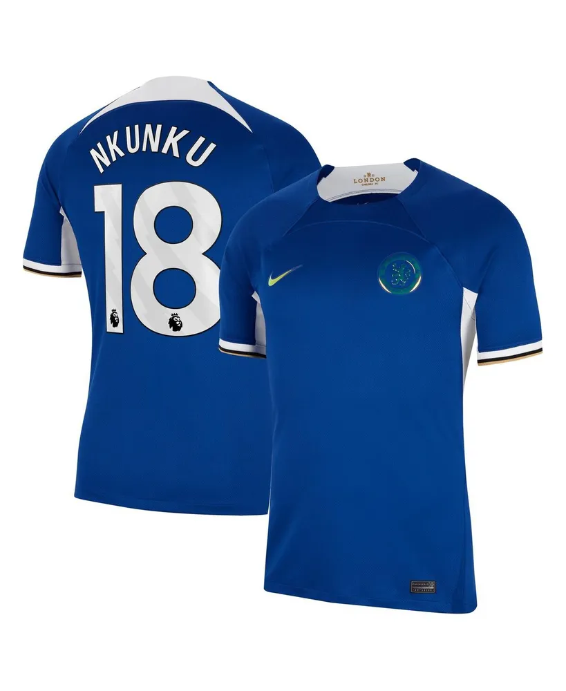 Men's Nike Christopher Nkunku Blue Chelsea 2023/24 Home Stadium Replica Jersey