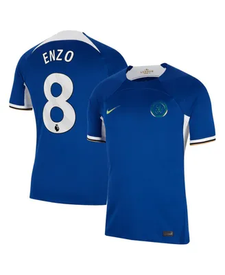 Men's Nike Enzo Fernandez Blue Chelsea 2023/24 Home Stadium Replica Jersey