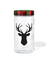 Style Setter Deer Glass Jar