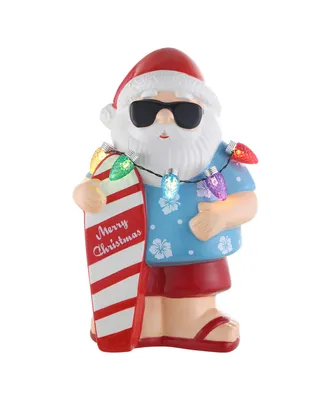 10" Ceramic Beach Santa