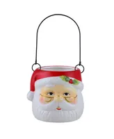 5" Nostalgic Ceramic Container Santa Claus