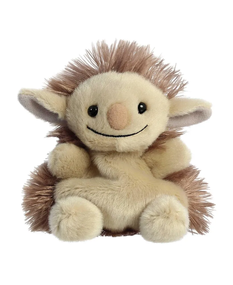 Aurora Mini Flick Pukwudgie Palm Pals Adorable Plush Toy Brown 4"