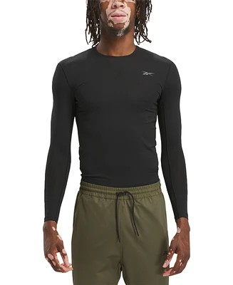 Reebok Men's Compression Long Sleeve Training Performance T-Shirt