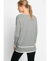 Olsen Women's Long Sleeve V-Neck Sweater