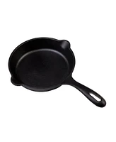 Victoria 6.5 Inch Mini Cast Iron Skillet. Small Frying Pan Seasoned