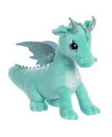 Aurora Medium Willow Dragon Sparkle Tales Enchanting Plush Toy Blue 12"