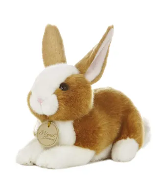 Aurora Small Dutch Rabbit Miyoni Realistic Plush Toy Brown 8"
