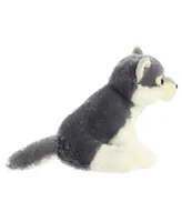 Aurora Medium Wolf Destination Nation Adventurous Plush Toy Gray 12"