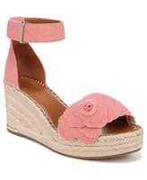 Franco Sarto Women's Clemens-Flower Espadrille Wedge Sandals