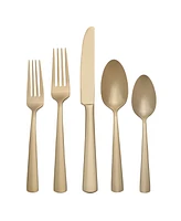 Aptitude Champagne Satin Flatware Set, 20 Piece