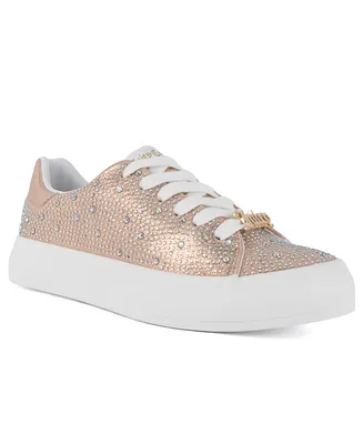 Juicy Couture Women's Alanis B Rhinstone Lace-Up Platform Sneakers