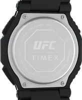 Timex Ufc Men's Colossus Analog-Digital Black Stainless Steel Watch, 45mm