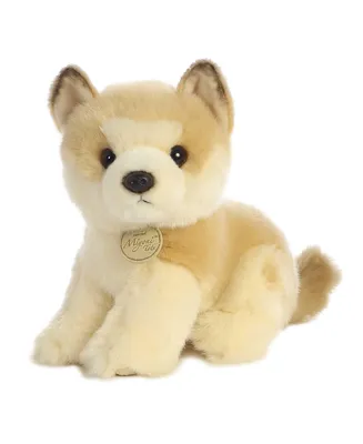 Aurora Small Akita Puppy Miyoni Tots Adorable Plush Toy Brown 9"
