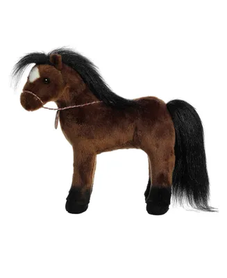 Aurora Large Showstoppers Thoroughbred Breyer Exquisite Plush Toy Brown 13"