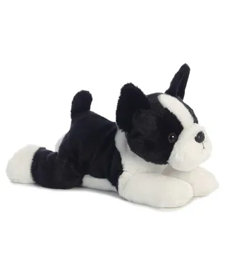 Aurora Medium Buster Boston Terrier Flopsie Adorable Plush Toy Black 12"