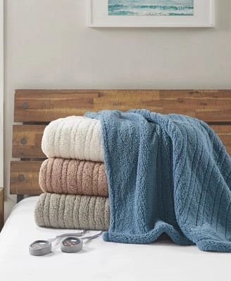 Sleep Philosophy Sherpa Heated Blanket