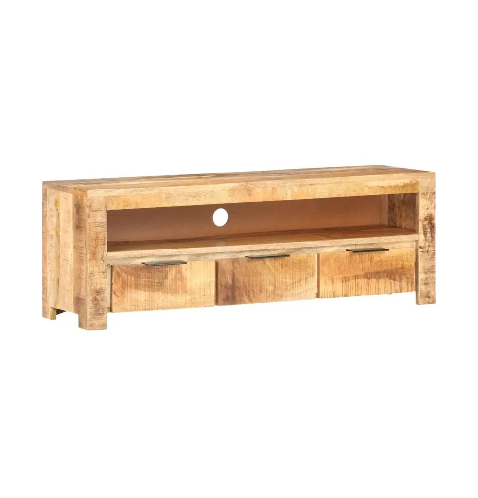 Tv Stand 46.9"x11.8"x16.1" Rough Mango Wood