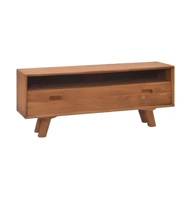 Tv Stand 43.3"x11.8"x17.7" Solid Wood Teak