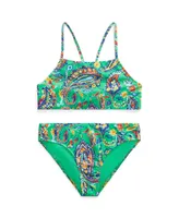 Polo Ralph Lauren Big Girls Paisley Two-Piece Swimsuit