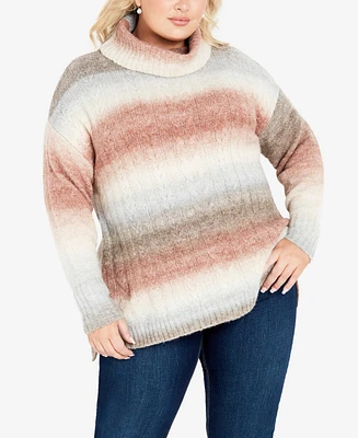 Avenue Plus Alana High Low Sweater